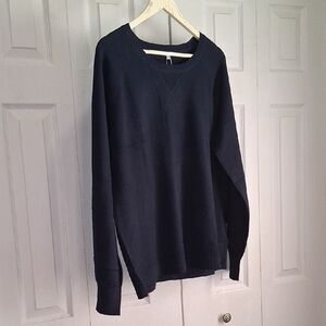 Classic Navy Crewneck Sweater for Men